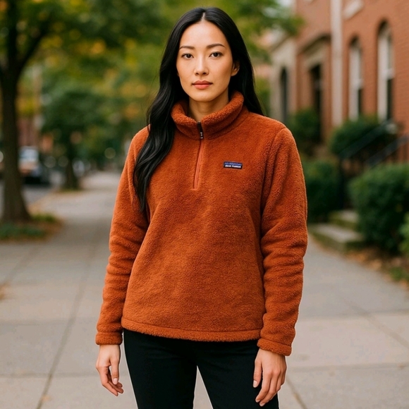Patagonia Jackets & Blazers - Patagonia Rust Los Gatos Quarter Zip Pullover